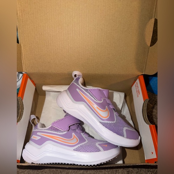 Nike Other - NWT Nike Kids Purple and Orange Sneakers